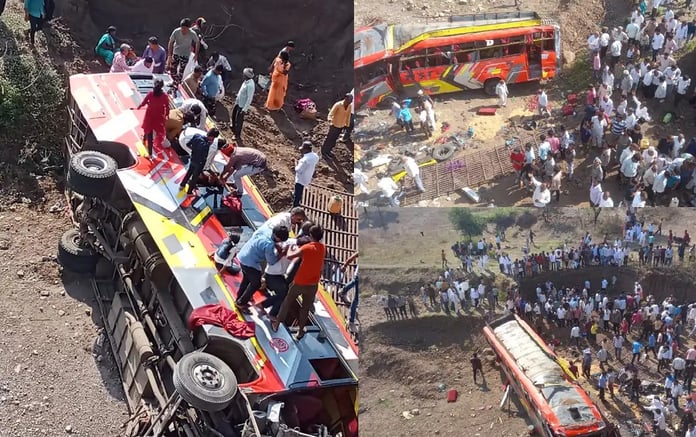 Khargone bus accident: death toll rises to 24, RTO suspended
